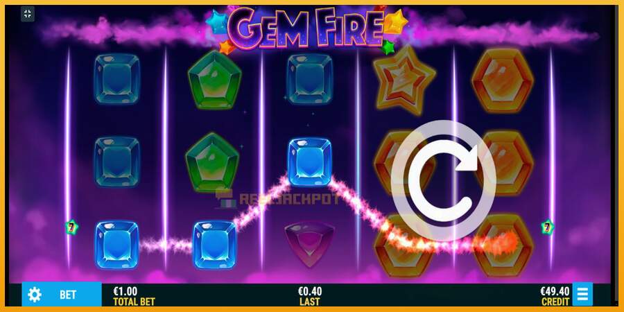 슬롯머신에서의 진정한 즐거움 Gem Fire 돈을 위해, 그림 2