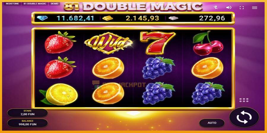 슬롯머신에서의 진정한 즐거움 81 Double Magic 돈을 위해, 그림 2