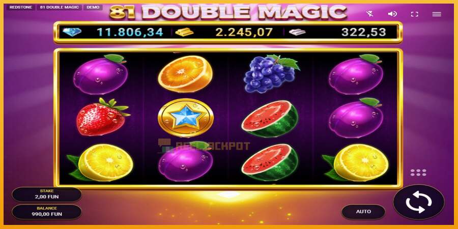 슬롯머신에서의 진정한 즐거움 81 Double Magic 돈을 위해, 그림 3