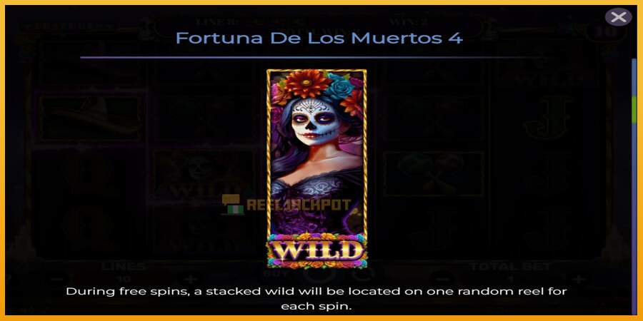 슬롯머신에서의 진정한 즐거움 Fortuna De Los Muertos 4 돈을 위해, 그림 5