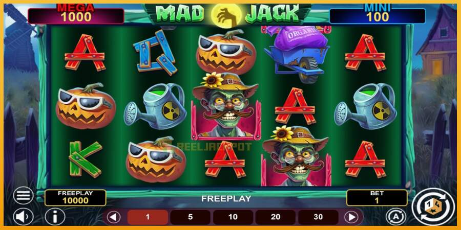 슬롯머신에서의 진정한 즐거움 Mad Jack Hold & Win 돈을 위해, 그림 1