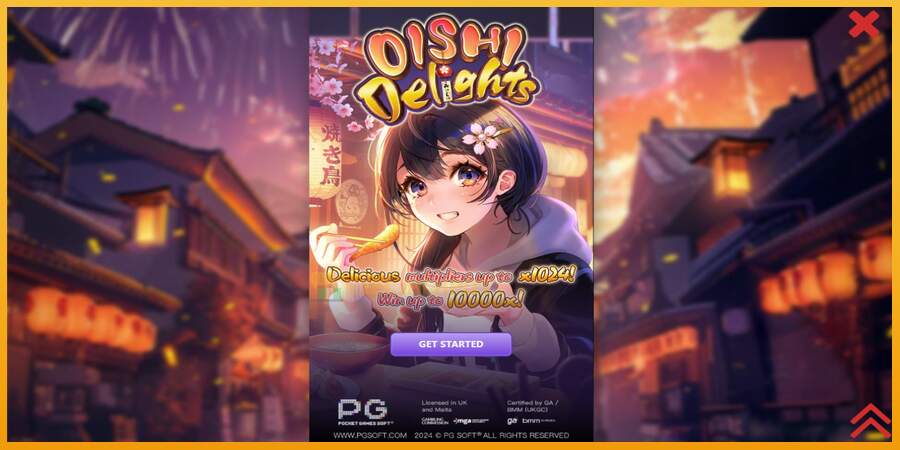 슬롯머신에서의 진정한 즐거움 Oishi Delights 돈을 위해, 그림 1