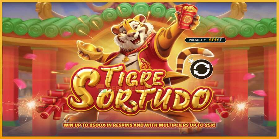 슬롯머신에서의 진정한 즐거움 Tigre Sortudo 돈을 위해, 그림 1