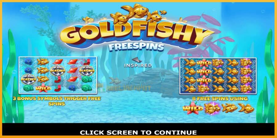 슬롯머신에서의 진정한 즐거움 Gold Fishy Free Spins 돈을 위해, 그림 1