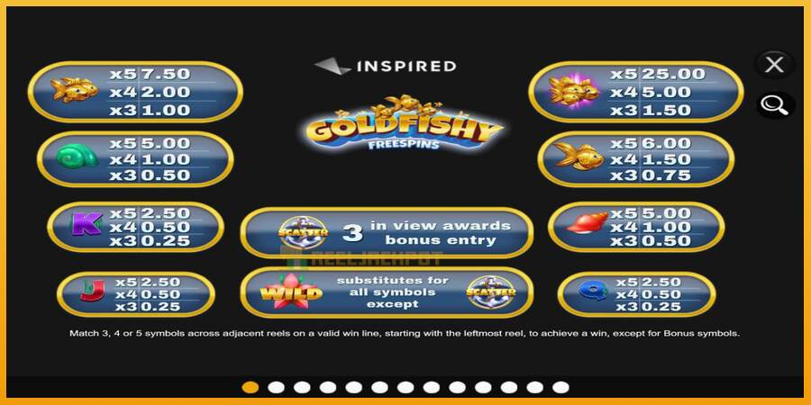 슬롯머신에서의 진정한 즐거움 Gold Fishy Free Spins 돈을 위해, 그림 4