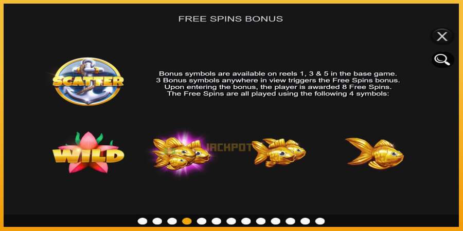 슬롯머신에서의 진정한 즐거움 Gold Fishy Free Spins 돈을 위해, 그림 5