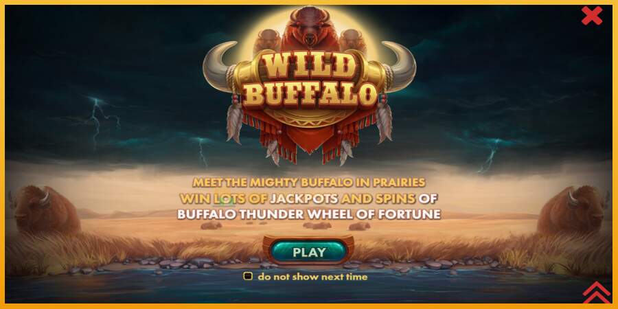 슬롯머신에서의 진정한 즐거움 Wild Buffalo 돈을 위해, 그림 1