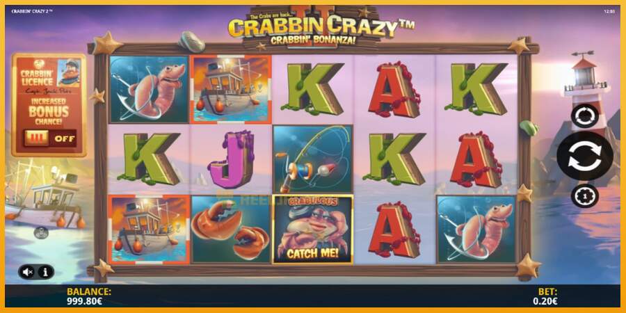 슬롯머신에서의 진정한 즐거움 Crabbin Crazy 2 돈을 위해, 그림 2