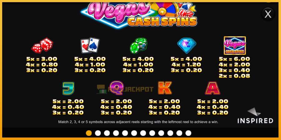 슬롯머신에서의 진정한 즐거움 Vegas Cash Spins 돈을 위해, 그림 6