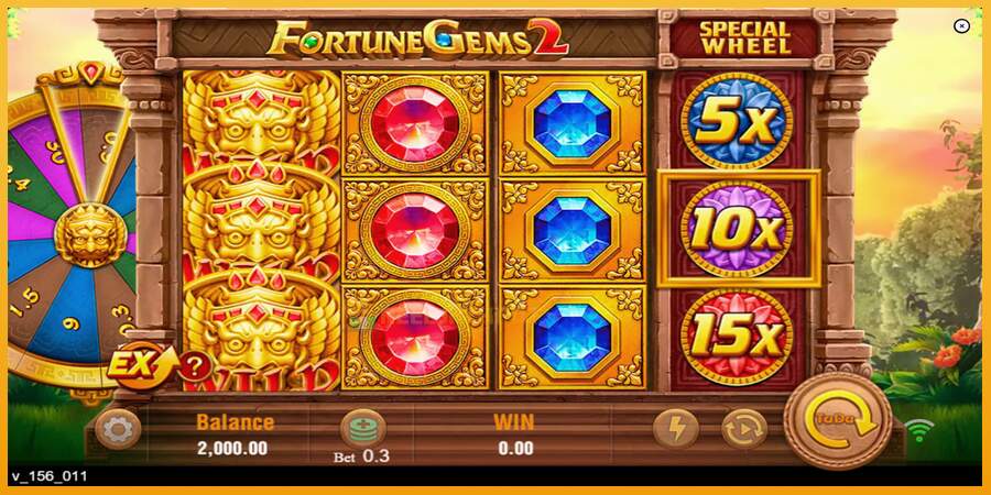 슬롯머신에서의 진정한 즐거움 Fortune Gems 2 돈을 위해, 그림 1