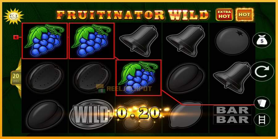 슬롯머신에서의 진정한 즐거움 Fruitinator Wild 돈을 위해, 그림 3