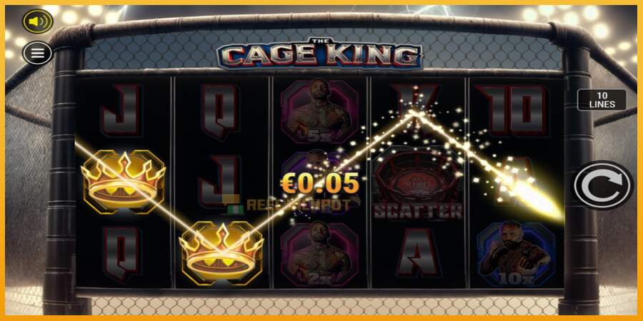 슬롯머신에서의 진정한 즐거움 The Cage King 돈을 위해, 그림 3