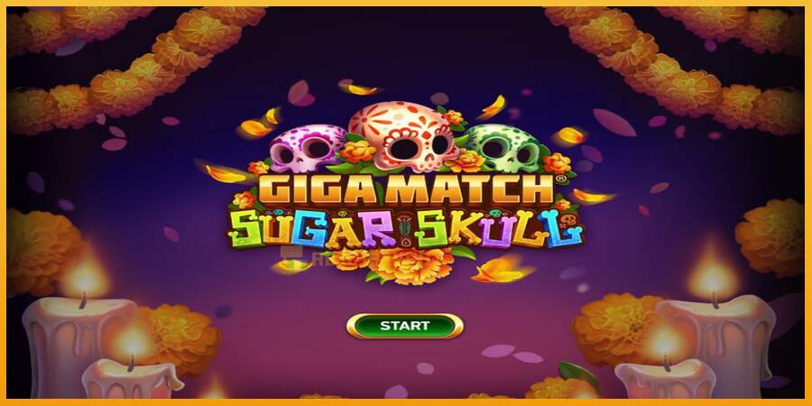 슬롯머신에서의 진정한 즐거움 Giga Match Sugar Skull 돈을 위해, 그림 1