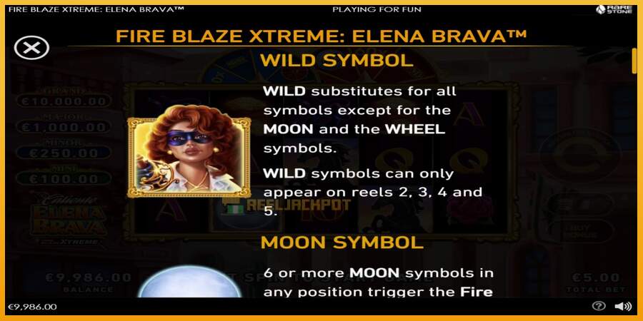 슬롯머신에서의 진정한 즐거움 Fire Blaze Extreme: Elena Brava 돈을 위해, 그림 4