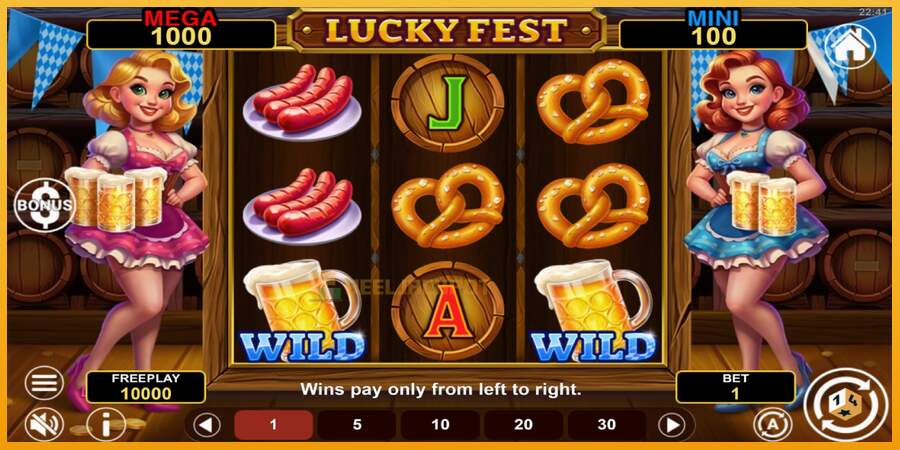 슬롯머신에서의 진정한 즐거움 Lucky Fest Hold & Win 돈을 위해, 그림 1