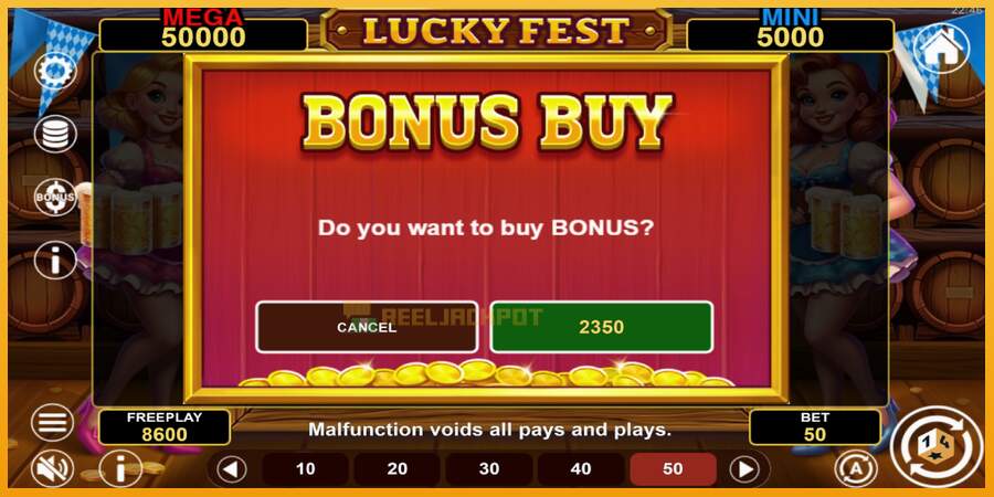 슬롯머신에서의 진정한 즐거움 Lucky Fest Hold & Win 돈을 위해, 그림 4