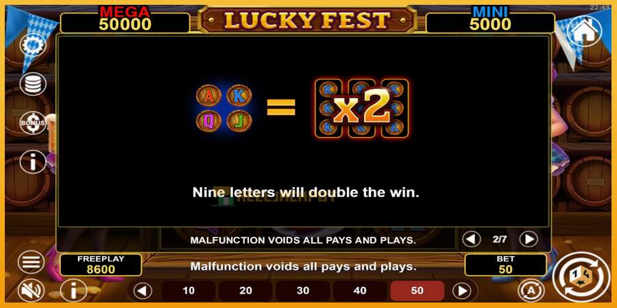 슬롯머신에서의 진정한 즐거움 Lucky Fest Hold & Win 돈을 위해, 그림 6