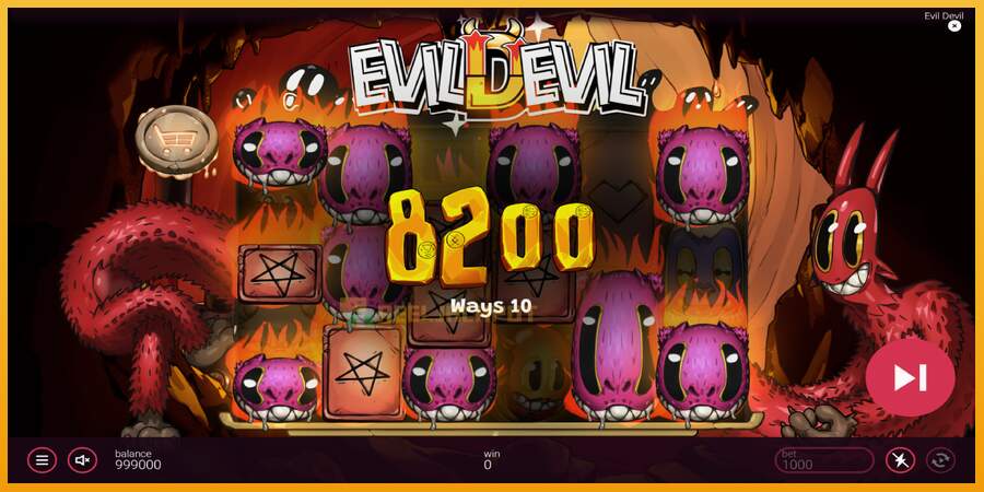 슬롯머신에서의 진정한 즐거움 Evil Devil 돈을 위해, 그림 3