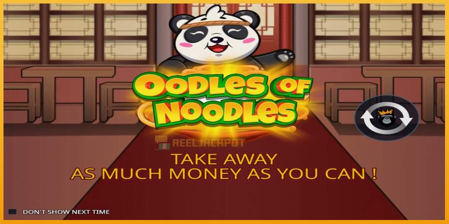 슬롯머신에서의 진정한 즐거움 Oodles of Noodles 돈을 위해, 그림 1