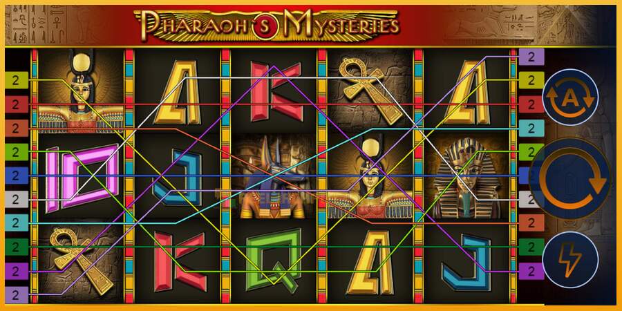 슬롯머신에서의 진정한 즐거움 Pharaohs Mysteries 돈을 위해, 그림 1