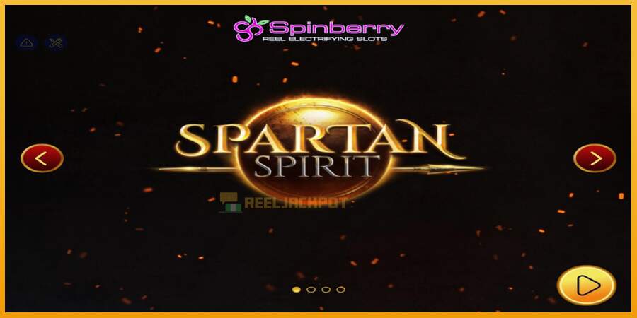 슬롯머신에서의 진정한 즐거움 Spartan Spirit 돈을 위해, 그림 1