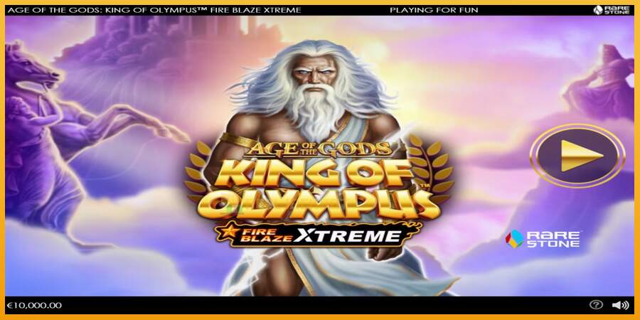 슬롯머신에서의 진정한 즐거움 Age of the Gods: King of Olympus Fire Blaze Xtreme 돈을 위해, 그림 1