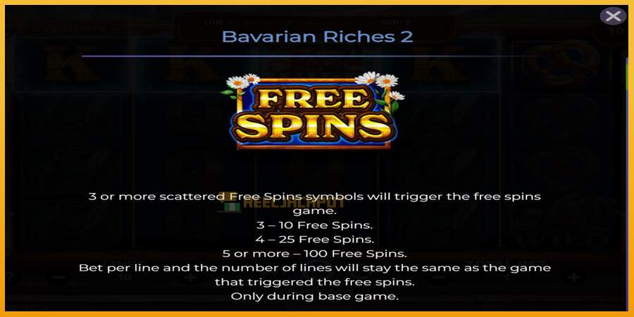 슬롯머신에서의 진정한 즐거움 Bavarian Riches 2 돈을 위해, 그림 4