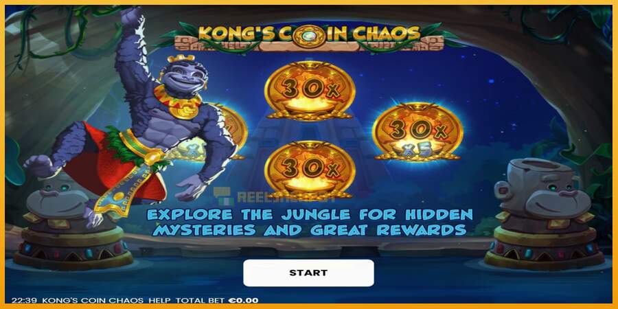 슬롯머신에서의 진정한 즐거움 Kongs Coin Chaos 돈을 위해, 그림 1