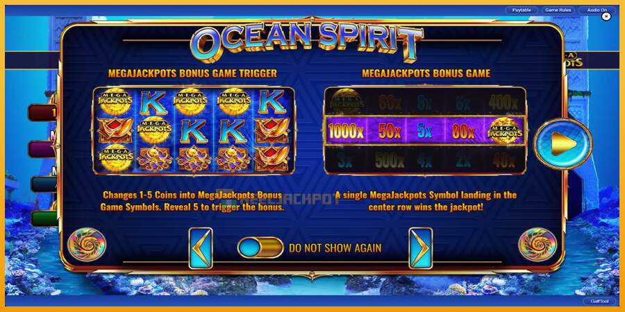 슬롯머신에서의 진정한 즐거움 Ocean Spirit MegaJackpots 돈을 위해, 그림 2