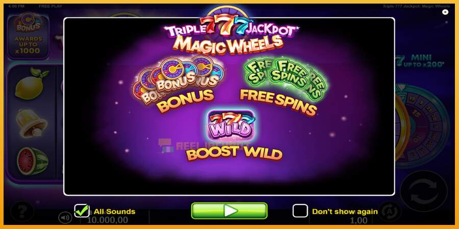 슬롯머신에서의 진정한 즐거움 Triple 777 Jackpot Magic Wheels 돈을 위해, 그림 1