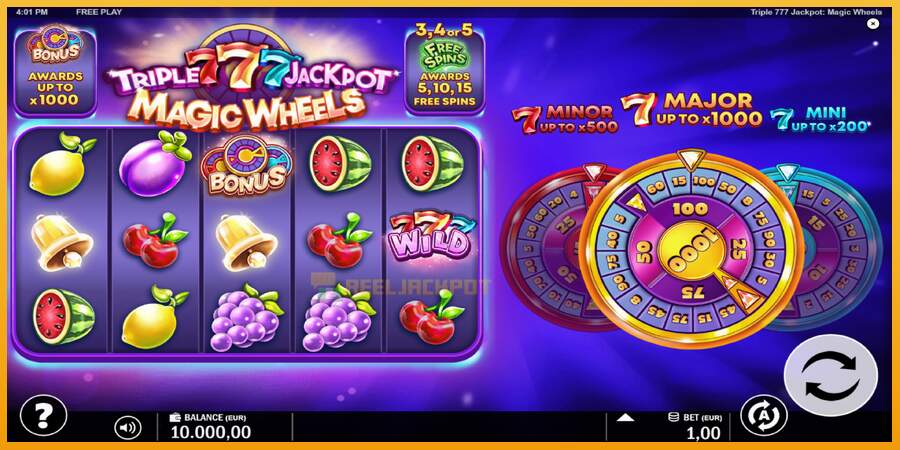 슬롯머신에서의 진정한 즐거움 Triple 777 Jackpot Magic Wheels 돈을 위해, 그림 2