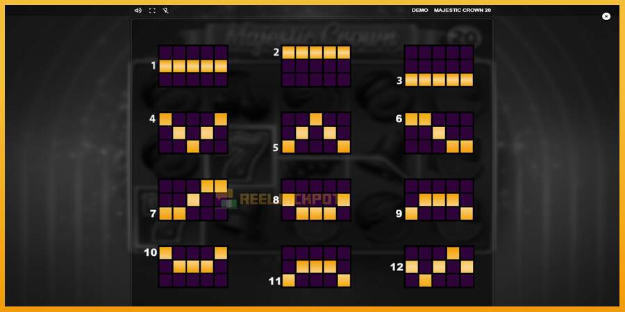 슬롯머신에서의 진정한 즐거움 Majestic Crown 20 돈을 위해, 그림 6