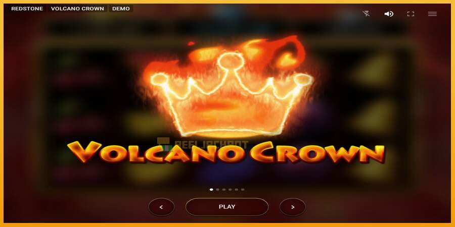 슬롯머신에서의 진정한 즐거움 Volcano Crown 돈을 위해, 그림 1