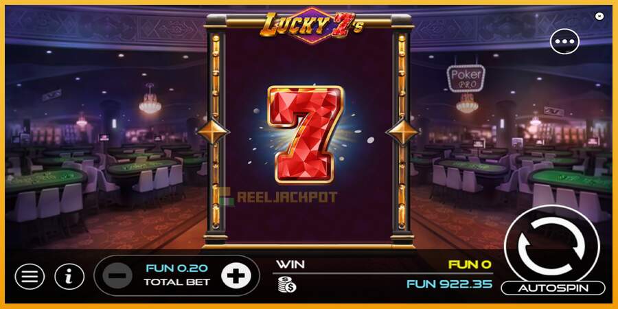 슬롯머신에서의 진정한 즐거움 Lucky 7s 돈을 위해, 그림 2