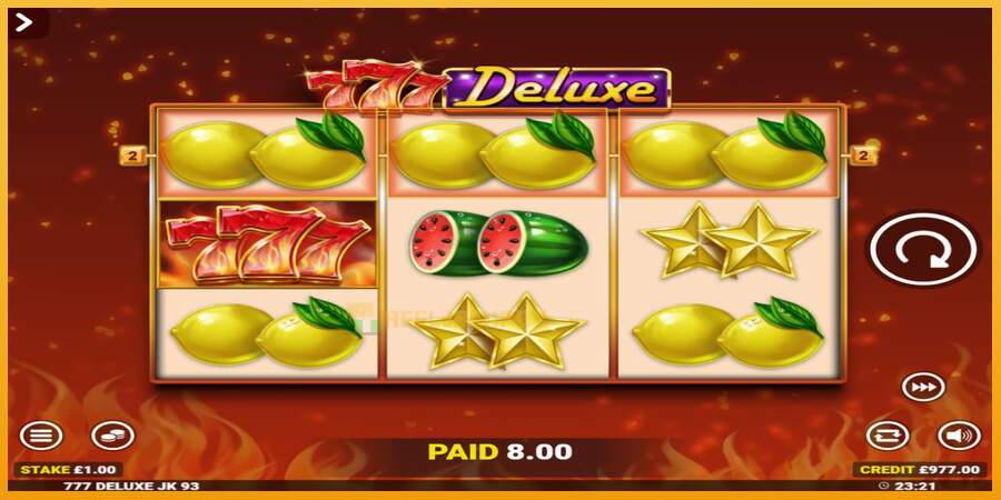 슬롯머신에서의 진정한 즐거움 777 Deluxe Jackpot King 돈을 위해, 그림 3