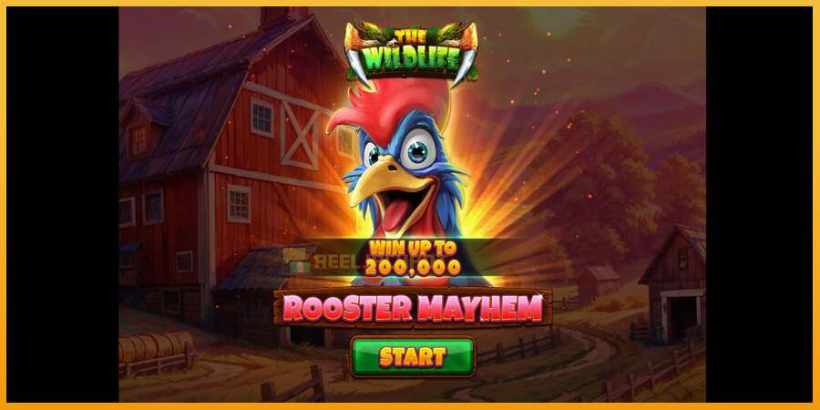 슬롯머신에서의 진정한 즐거움 Rooster Mayhem 돈을 위해, 그림 1