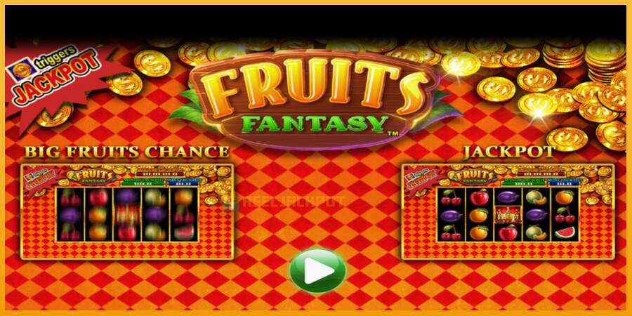 슬롯머신에서의 진정한 즐거움 Fruits Fantasy 돈을 위해, 그림 1