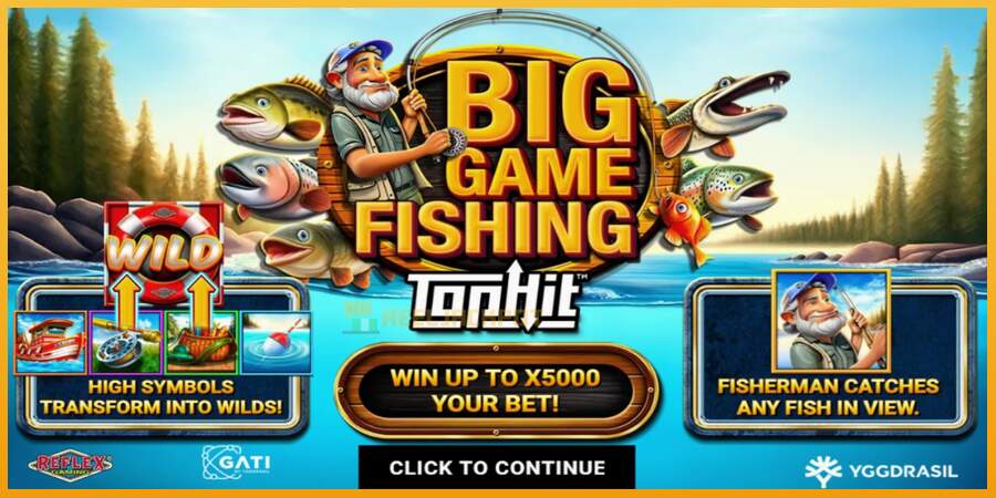 슬롯머신에서의 진정한 즐거움 Big Game Fishing 돈을 위해, 그림 1