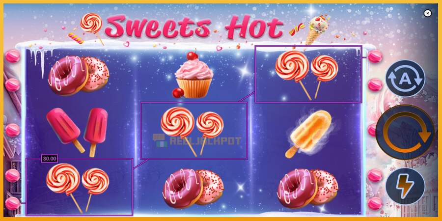 슬롯머신에서의 진정한 즐거움 Sweets Hot 돈을 위해, 그림 3