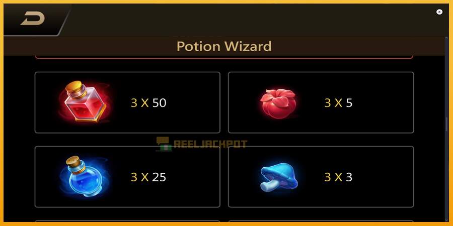 슬롯머신에서의 진정한 즐거움 Potion Wizard 돈을 위해, 그림 6