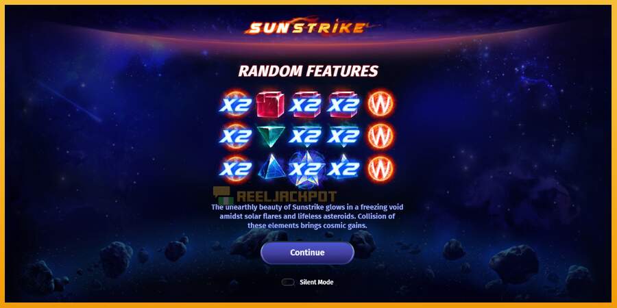 슬롯머신에서의 진정한 즐거움 Sun Strike 돈을 위해, 그림 1