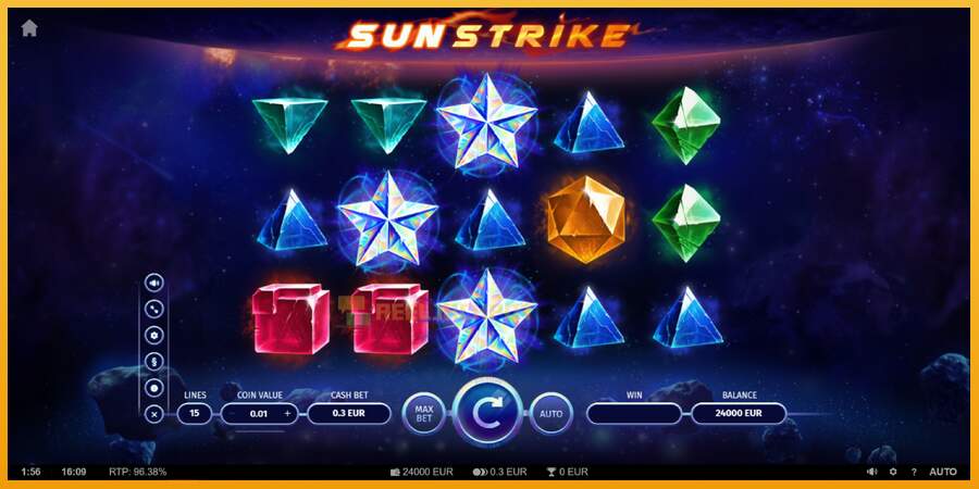 슬롯머신에서의 진정한 즐거움 Sun Strike 돈을 위해, 그림 2