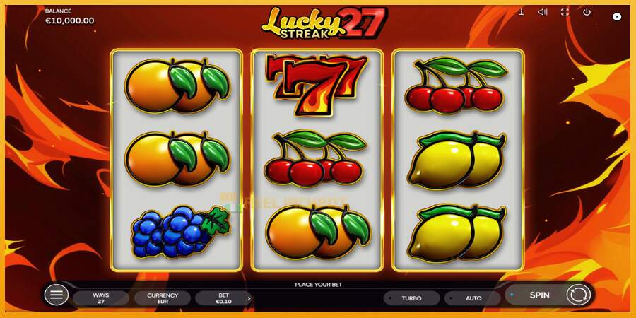 슬롯머신에서의 진정한 즐거움 Lucky Streak 27 돈을 위해, 그림 1