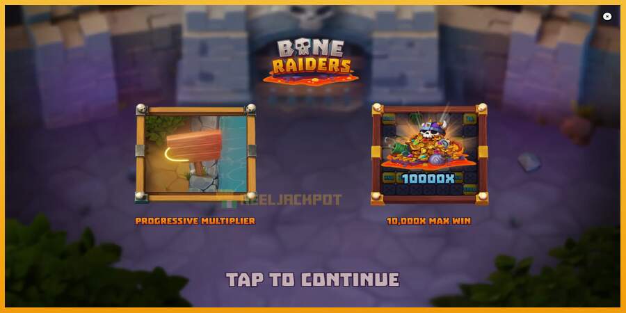 슬롯머신에서의 진정한 즐거움 Bone Raiders 돈을 위해, 그림 1