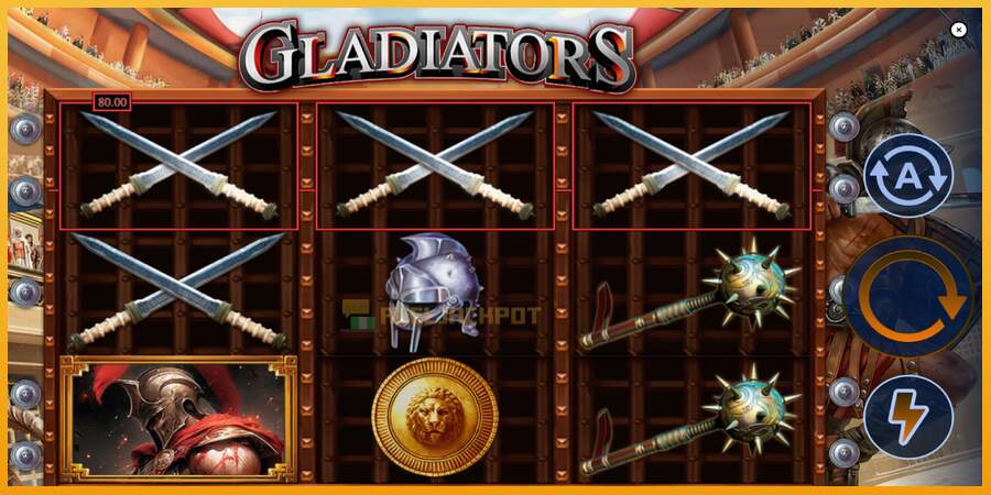 슬롯머신에서의 진정한 즐거움 Gladiators 돈을 위해, 그림 5