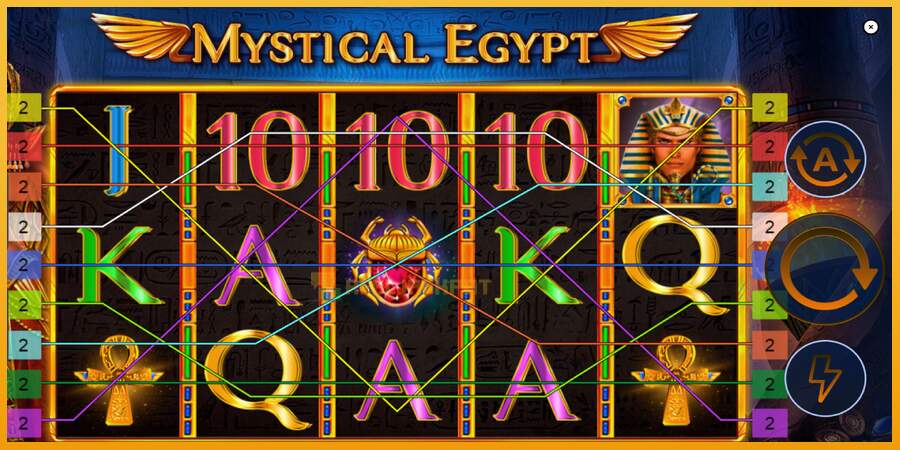 슬롯머신에서의 진정한 즐거움 Mystical Egypt 돈을 위해, 그림 2