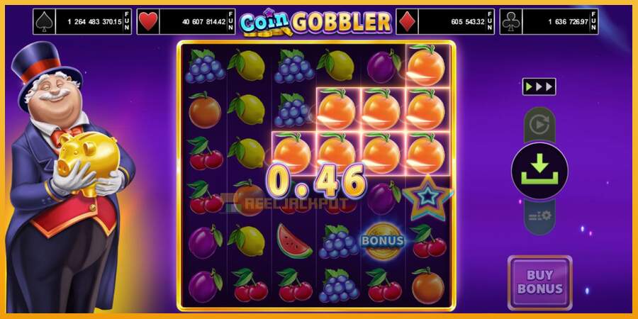 슬롯머신에서의 진정한 즐거움 Coin Gobbler 돈을 위해, 그림 3