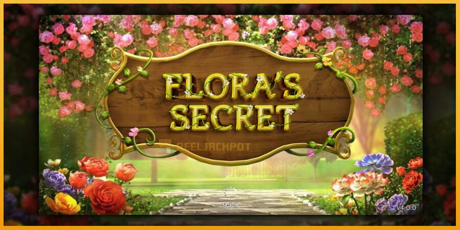 슬롯머신에서의 진정한 즐거움 Floras Secret 돈을 위해, 그림 1