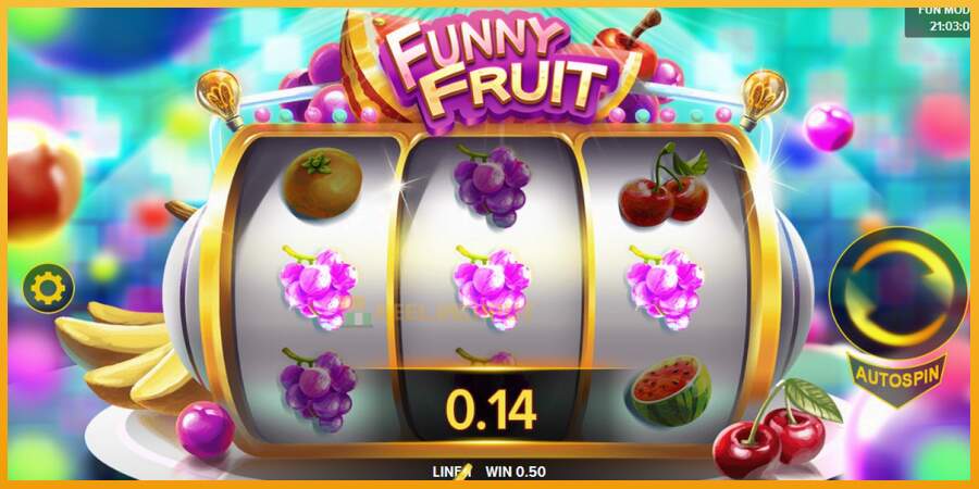 슬롯머신에서의 진정한 즐거움 Funny Fruit 돈을 위해, 그림 2