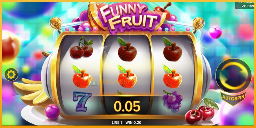 슬롯머신에서의 진정한 즐거움 Funny Fruit 돈을 위해, 그림 3